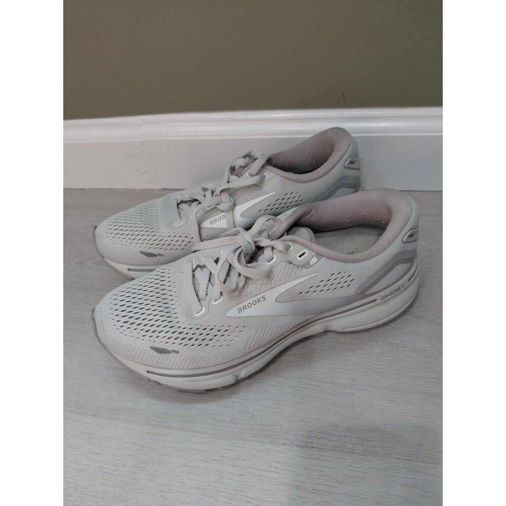 Size 6.5B- Brooks Ghost 15 Gray Women's Sneakers